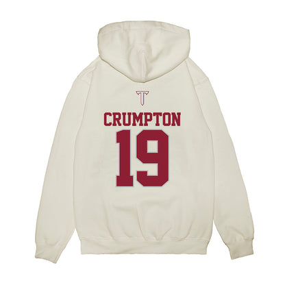 Troy - NCAA Baseball : Kelly Crumpton - USA Raglan Premium Hooded Sweatshirt-1
