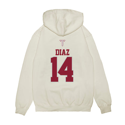 Troy - NCAA Baseball : Zaid Diaz - USA Raglan Premium Hooded Sweatshirt-1