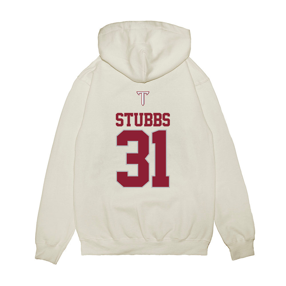 Troy - NCAA Baseball : Benjamin Stubbs - USA Raglan Premium Hooded Sweatshirt-1