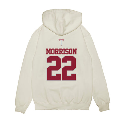 Troy - NCAA Baseball : Robert Morrison - USA Raglan Premium Hooded Sweatshirt-1