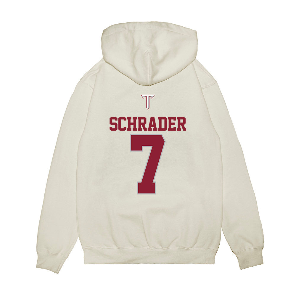 Troy - NCAA Baseball : Gavin Schrader - USA Raglan Premium Hooded Sweatshirt-1
