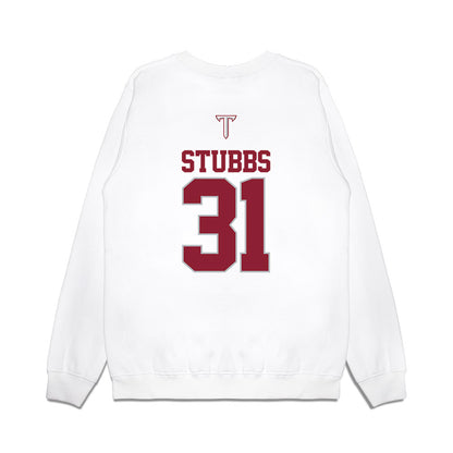 Troy - NCAA Baseball : Benjamin Stubbs - USA Raglan Premium Crewneck Sweatshirt-1
