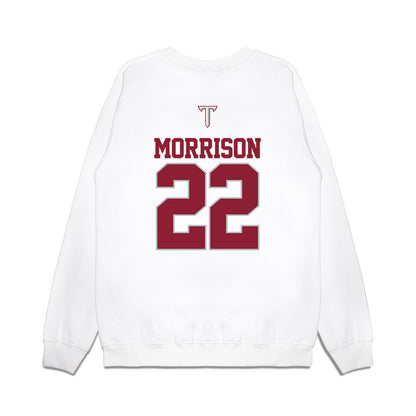 Troy - NCAA Baseball : Kyle Morrison - USA Raglan Premium Crewneck Sweatshirt-1