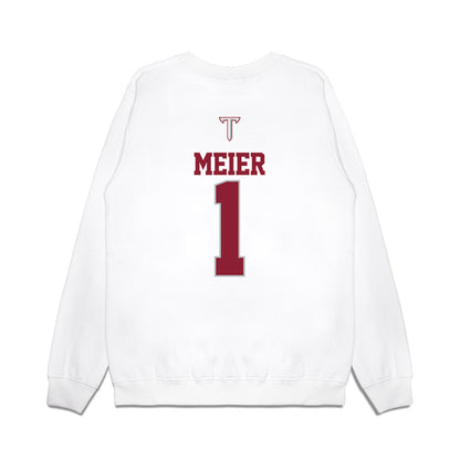 Troy - NCAA Baseball : Steven Meier - USA Raglan Premium Crewneck Sweatshirt-1
