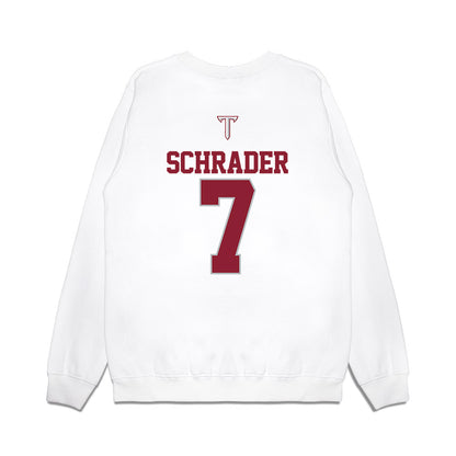 Troy - NCAA Baseball : Gavin Schrader - USA Raglan Premium Crewneck Sweatshirt-1