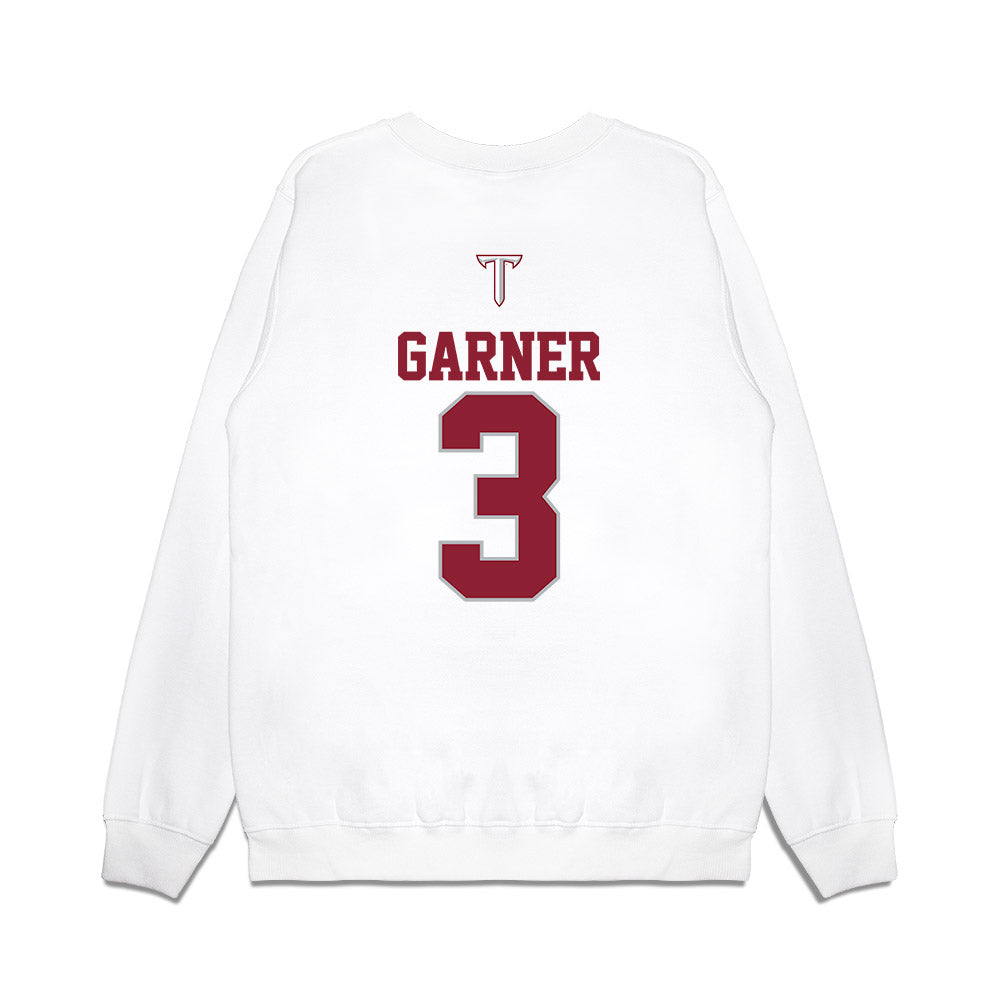 Troy - NCAA Baseball : Cole Garner - USA Raglan Premium Crewneck Sweatshirt-1