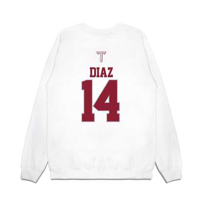Troy - NCAA Baseball : Zaid Diaz - USA Raglan Premium Crewneck Sweatshirt-1
