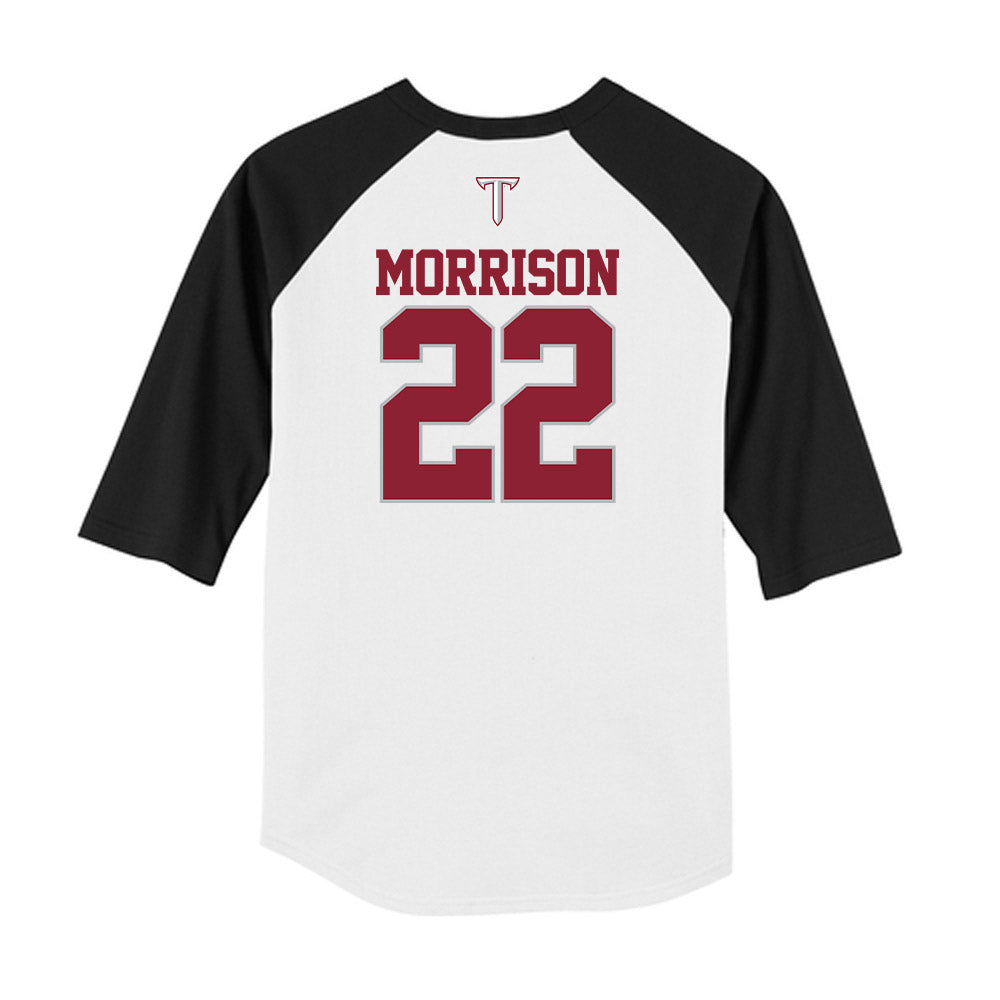 Troy - NCAA Baseball : Kyle Morrison - USA Raglan Raglan Shirt-1