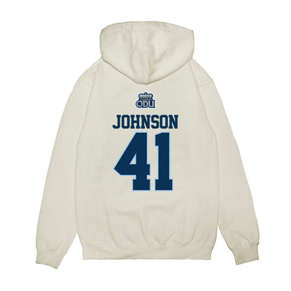 Old Dominion - NCAA Baseball : Patrick Johnson - USA Raglan Premium Hooded Sweatshirt-1
