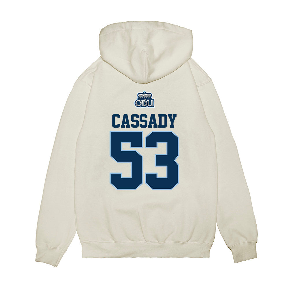 Old Dominion - NCAA Baseball : Jay Cassady - USA Raglan Premium Hooded Sweatshirt-1