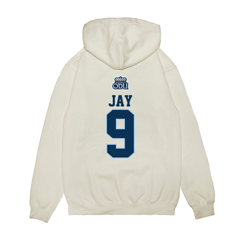 Old Dominion - NCAA Baseball : Cash Jay - USA Raglan Premium Hooded Sweatshirt-1