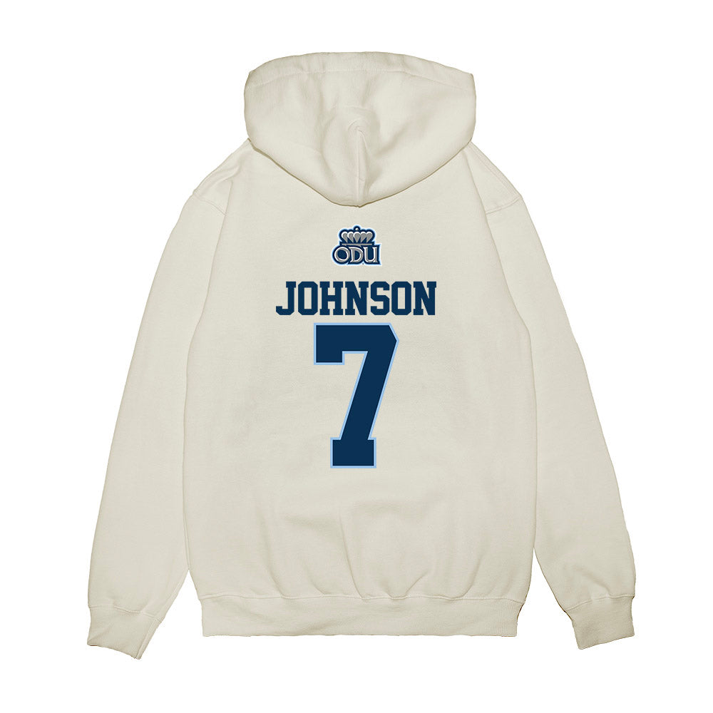 Old Dominion - NCAA Baseball : Will Johnson - USA Raglan Premium Hooded Sweatshirt-1