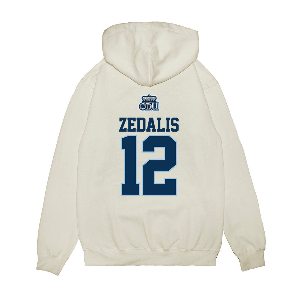 Old Dominion - NCAA Baseball : Tyler Zedalis - USA Raglan Premium Hooded Sweatshirt-1