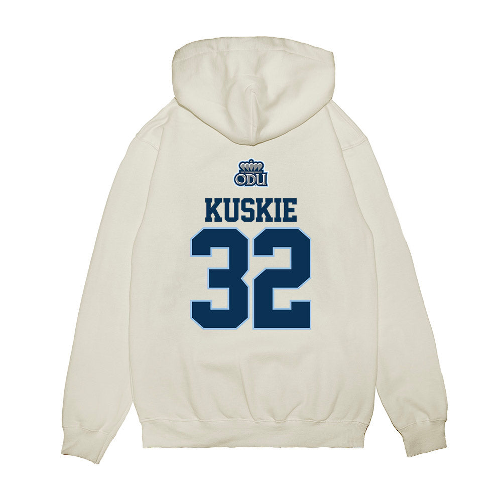 Old Dominion - NCAA Baseball : Darin Kuskie - USA Raglan Premium Hooded Sweatshirt-1