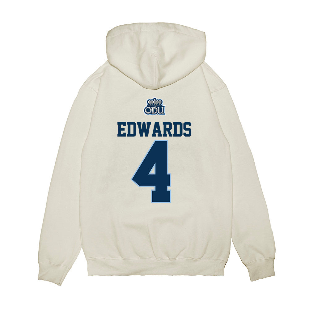 Old Dominion - NCAA Baseball : Kyle Edwards - USA Raglan Premium Hooded Sweatshirt-1