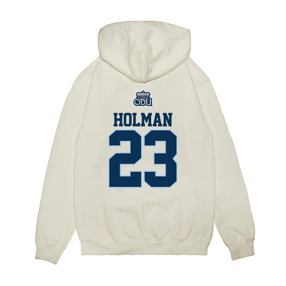 Old Dominion - NCAA Baseball : Evan Holman - USA Raglan Premium Hooded Sweatshirt-1