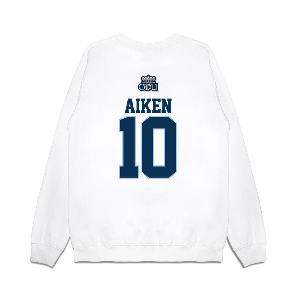 Old Dominion - NCAA Baseball : TJ Aiken - USA Raglan Premium Crewneck Sweatshirt-1