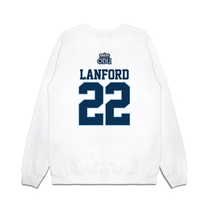 Old Dominion - NCAA Baseball : Cole Lanford - USA Raglan Premium Crewneck Sweatshirt-1