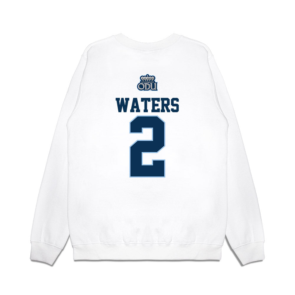 Old Dominion - NCAA Baseball : Luke Waters - USA Raglan Premium Crewneck Sweatshirt-1