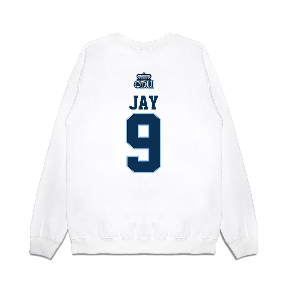 Old Dominion - NCAA Baseball : Cash Jay - USA Raglan Premium Crewneck Sweatshirt-1