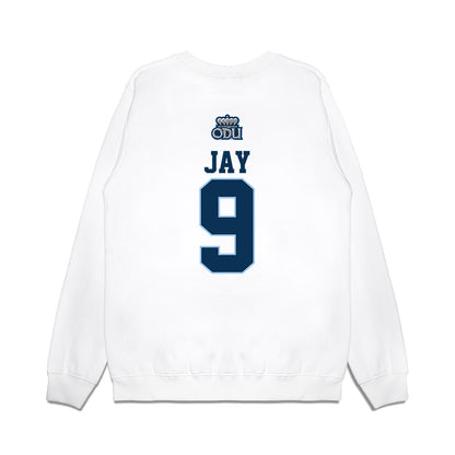Old Dominion - NCAA Baseball : Cash Jay - USA Raglan Premium Crewneck Sweatshirt-1