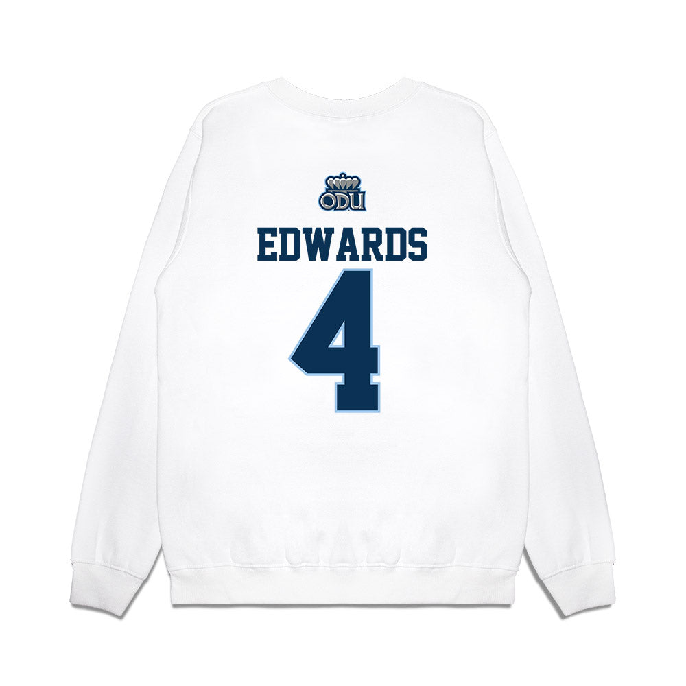 Old Dominion - NCAA Baseball : Kyle Edwards - USA Raglan Premium Crewneck Sweatshirt-1