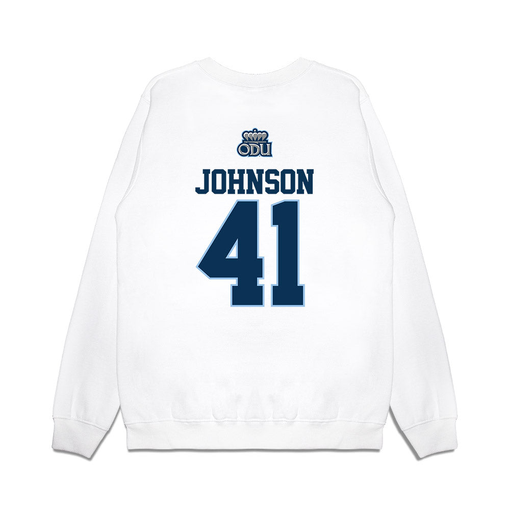 Old Dominion - NCAA Baseball : Patrick Johnson - USA Raglan Premium Crewneck Sweatshirt-1