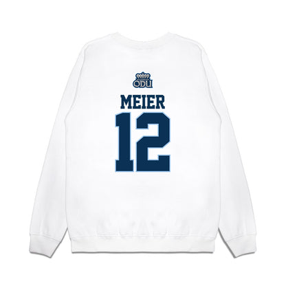 Old Dominion - NCAA Baseball : Steven Meier - USA Raglan Premium Crewneck Sweatshirt-1