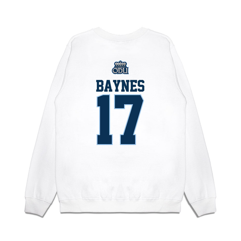 Old Dominion - NCAA Baseball : Hunter Baynes - USA Raglan Premium Crewneck Sweatshirt-1