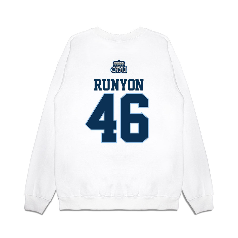 Old Dominion - NCAA Baseball : Jackson Runyon - USA Raglan Premium Crewneck Sweatshirt-1