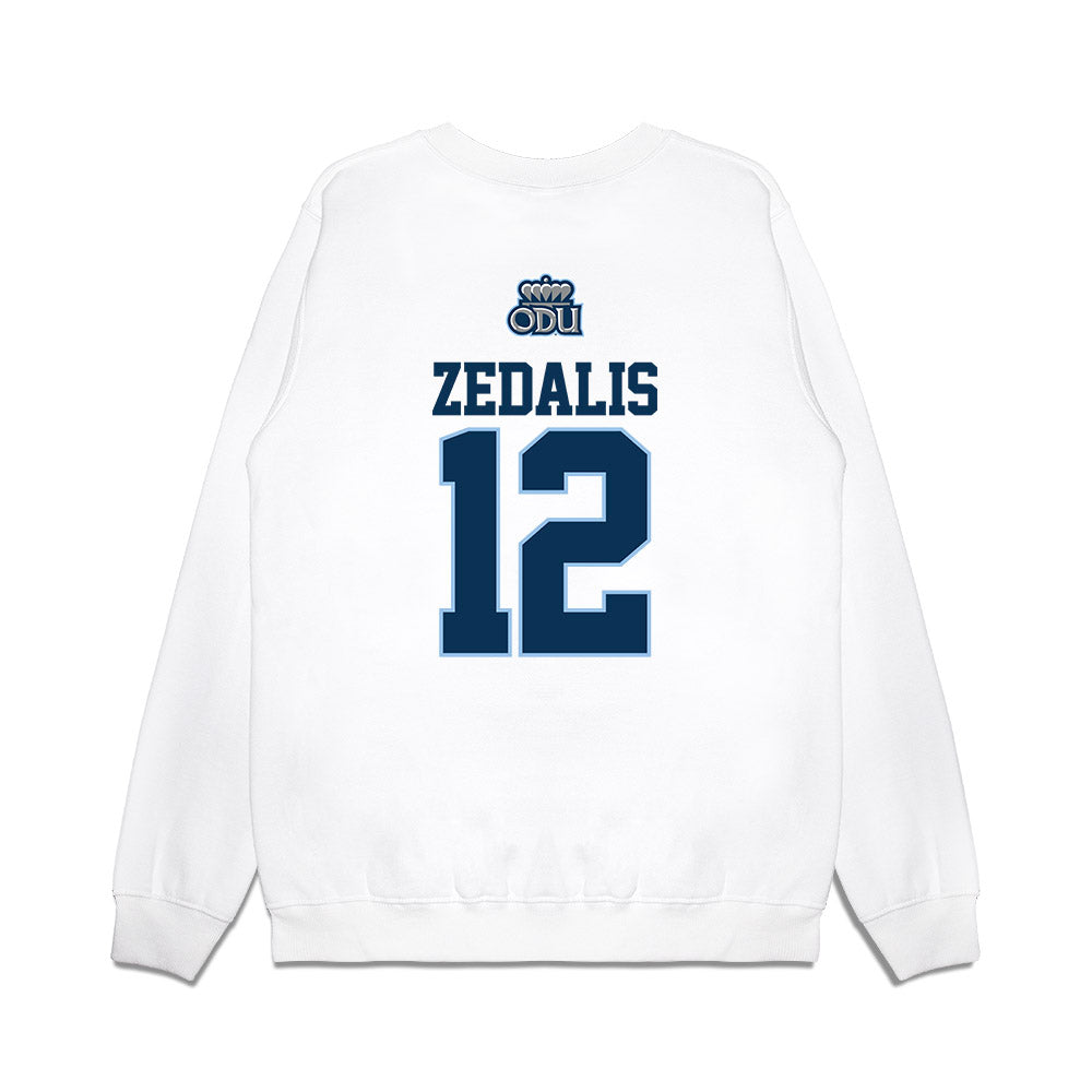 Old Dominion - NCAA Baseball : Tyler Zedalis - USA Raglan Premium Crewneck Sweatshirt-1