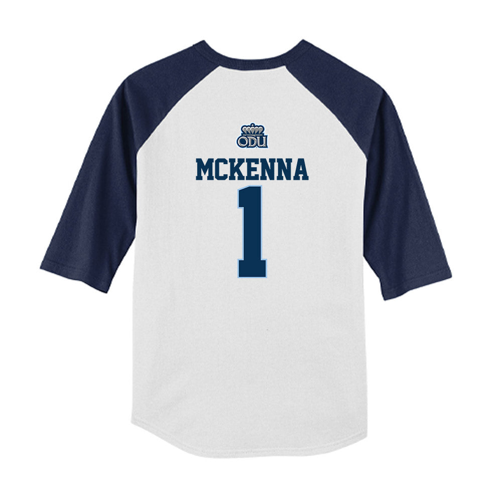 Old Dominion - NCAA Baseball : Cole McKenna - USA Raglan Youth Raglan T-Shirt-1