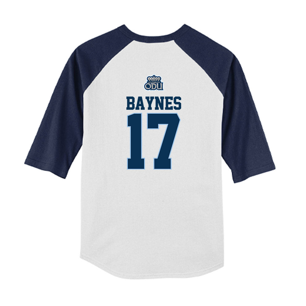 Old Dominion - NCAA Baseball : Hunter Baynes - USA Raglan Youth Raglan T-Shirt-1