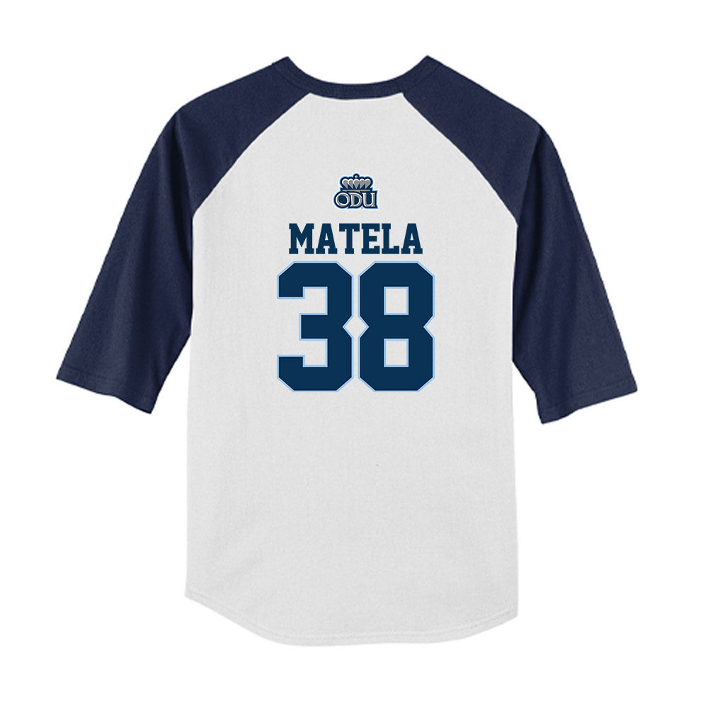 Old Dominion - NCAA Baseball : Bailey Matela - USA Raglan Youth Raglan T-Shirt-1