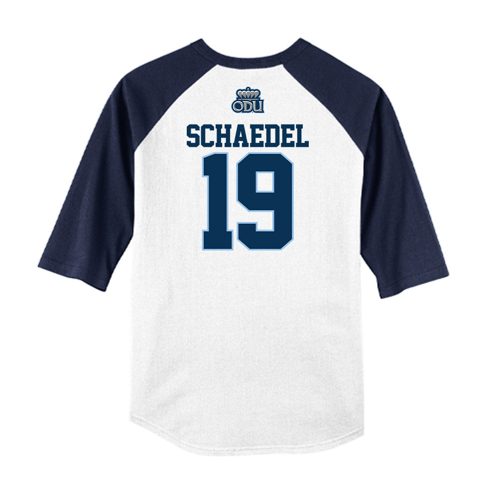 Old Dominion - NCAA Baseball : Tanner Schaedel - USA Raglan Raglan Shirt-1