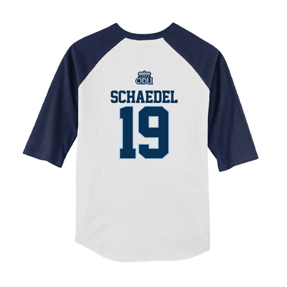 Old Dominion - NCAA Baseball : Tanner Schaedel - USA Raglan Youth Raglan T-Shirt-1