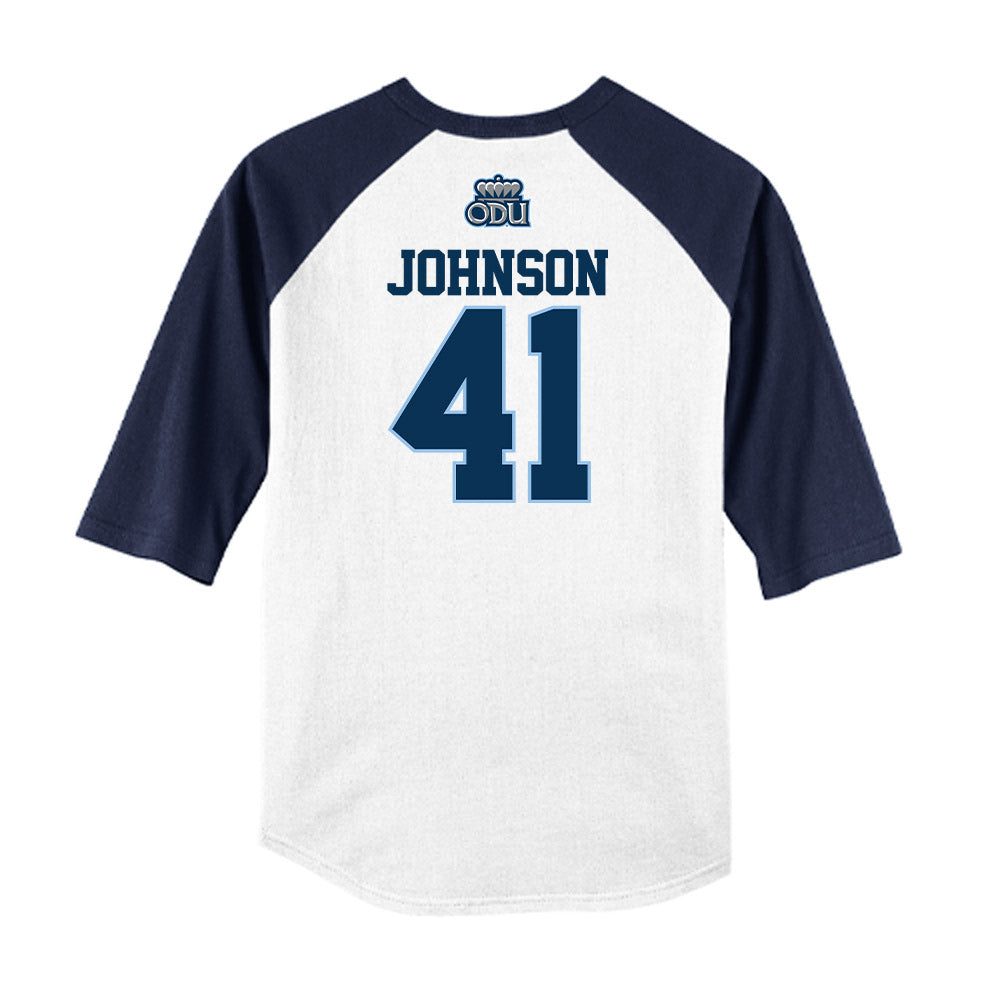 Old Dominion - NCAA Baseball : Patrick Johnson - USA Raglan Raglan Shirt-1