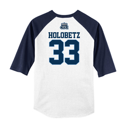 Old Dominion - NCAA Baseball : John Holobetz - USA Raglan Raglan Shirt-1