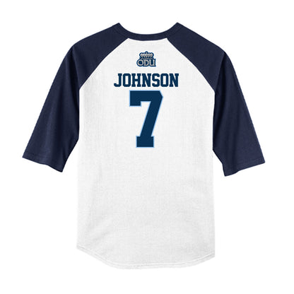 Old Dominion - NCAA Baseball : Will Johnson - USA Raglan Raglan Shirt-1