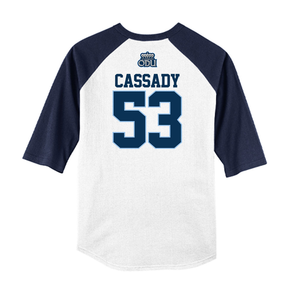 Old Dominion - NCAA Baseball : Jay Cassady - USA Raglan Raglan Shirt-1