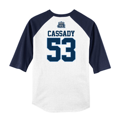 Old Dominion - NCAA Baseball : Jay Cassady - USA Raglan Raglan Shirt-1