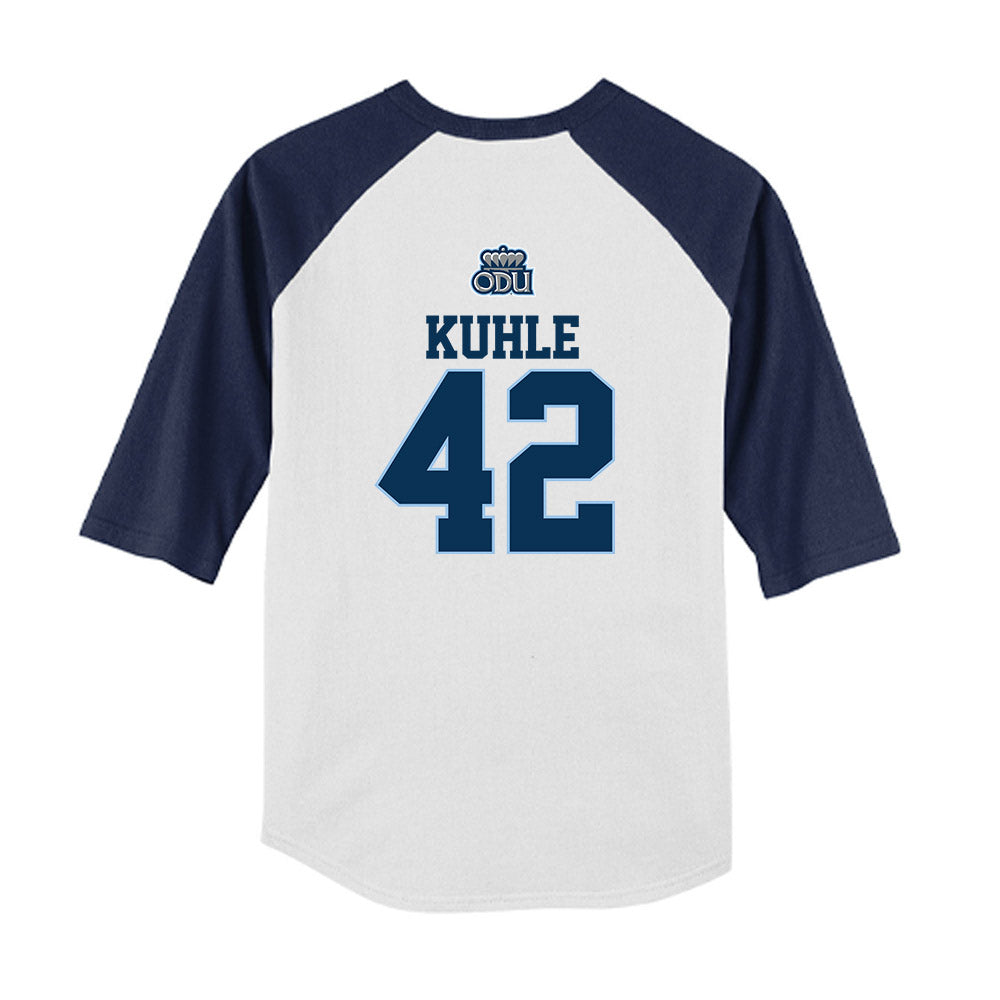 Old Dominion - NCAA Baseball : Aiden Kuhle - USA Raglan Youth Raglan T-Shirt-1