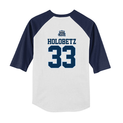 Old Dominion - NCAA Baseball : John Holobetz - USA Raglan Youth Raglan T-Shirt-1