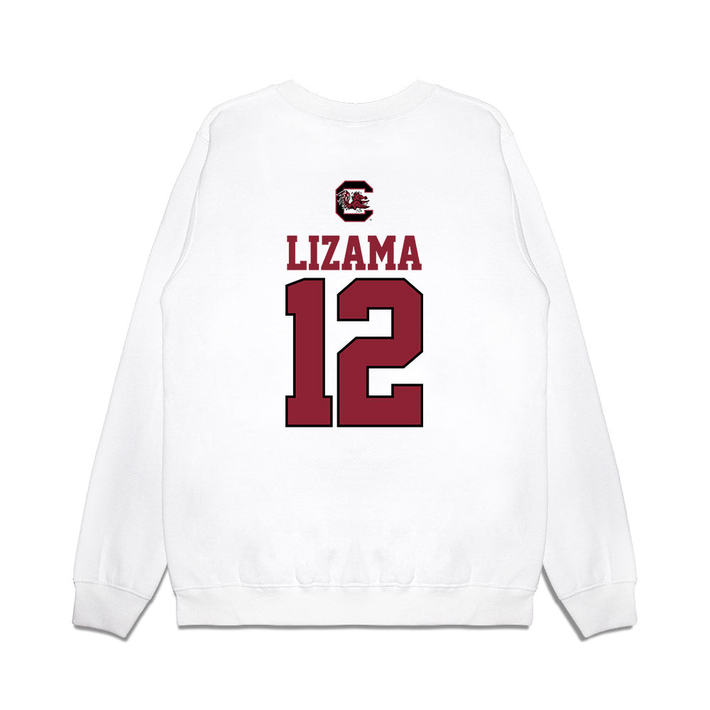 South Carolina - NCAA Baseball : Ethan Lizama - USA Premium Crewneck Sweatshirt-1