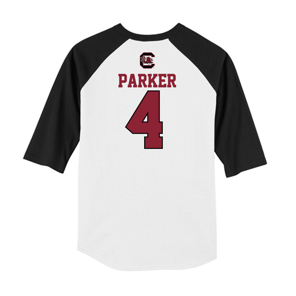 South Carolina - NCAA Baseball : Erik Parker - USA Raglan Shirt-1