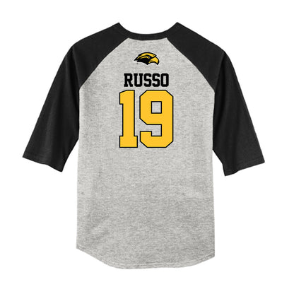 Southern Miss - NCAA Baseball : Matthew Russo - USA Raglan Shirt-1