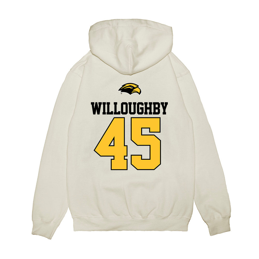 Southern Miss - NCAA Baseball : Brooks Willoughby - USA Premium Hooded Sweatshirt-1