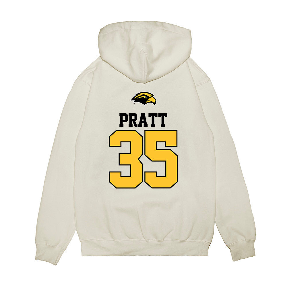 Southern Miss - NCAA Baseball : Logan Pratt - USA Premium Hooded Sweatshirt-1