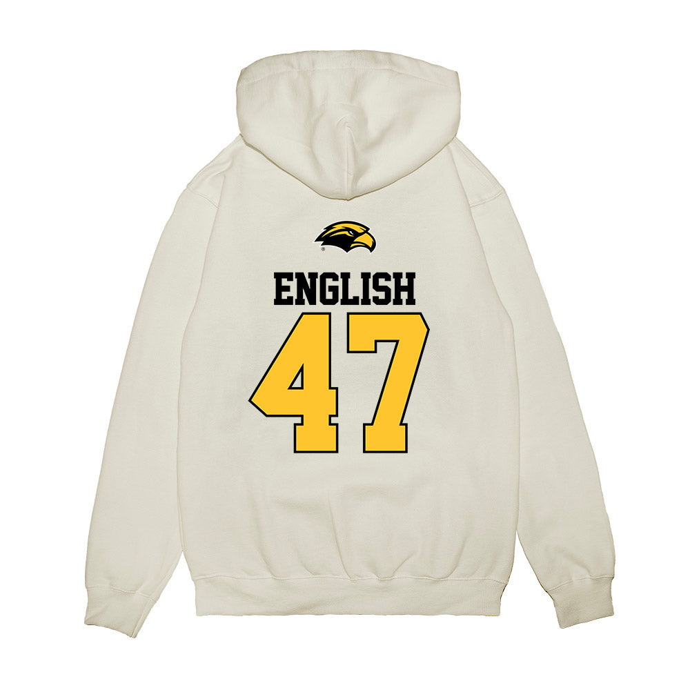 Southern Miss - NCAA Baseball : McCarty English - USA Premium Hooded Sweatshirt-1