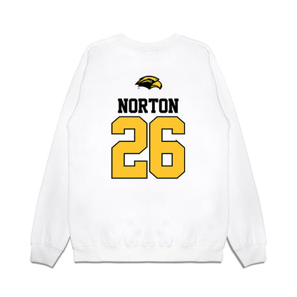 Southern Miss - NCAA Baseball : Jace Norton - USA Premium Crewneck Sweatshirt-1